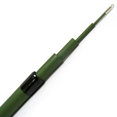 Jackite Fiberglass Telescoping Kite Pole, Green