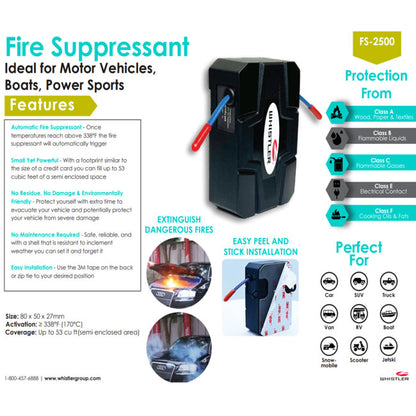 Whistler Multi-Purpose Fire Dog Fire Suppressants, 2 Pack