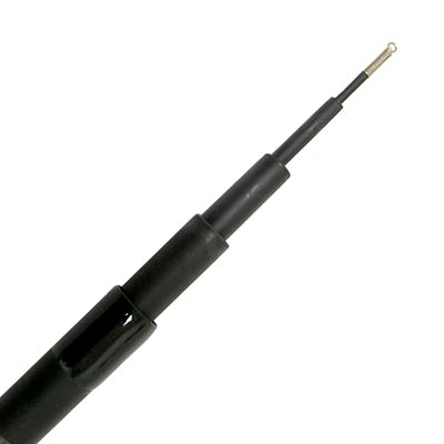 Jackite Fiberglass Telescoping Kite Pole, Black