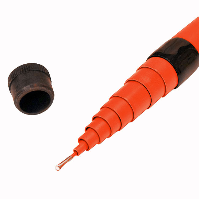 Jackite Fiberglass Telescoping Kite Pole, Orange