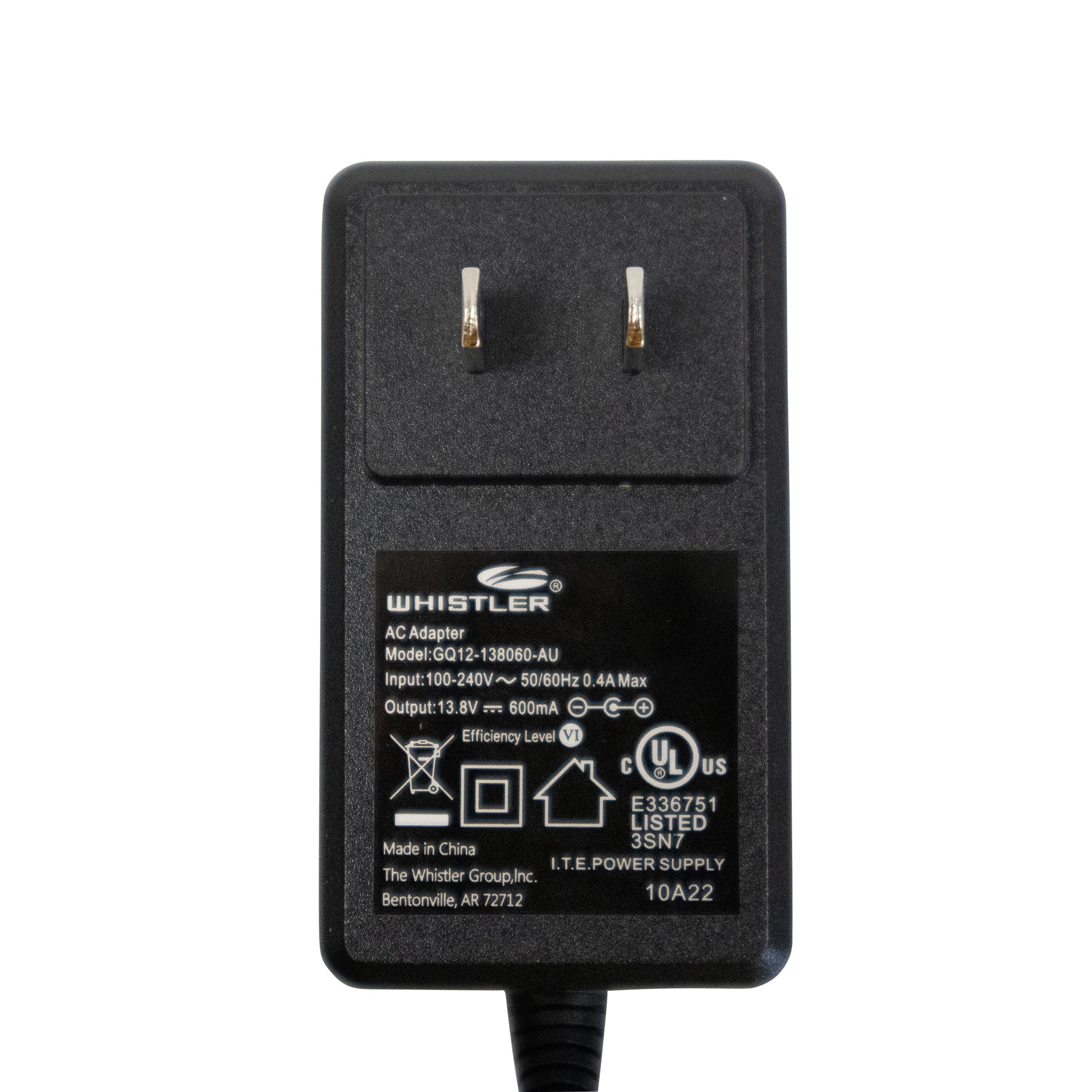 Whistler WS1065/ TRX-2 AC Adapter – Goliad Products, LLC