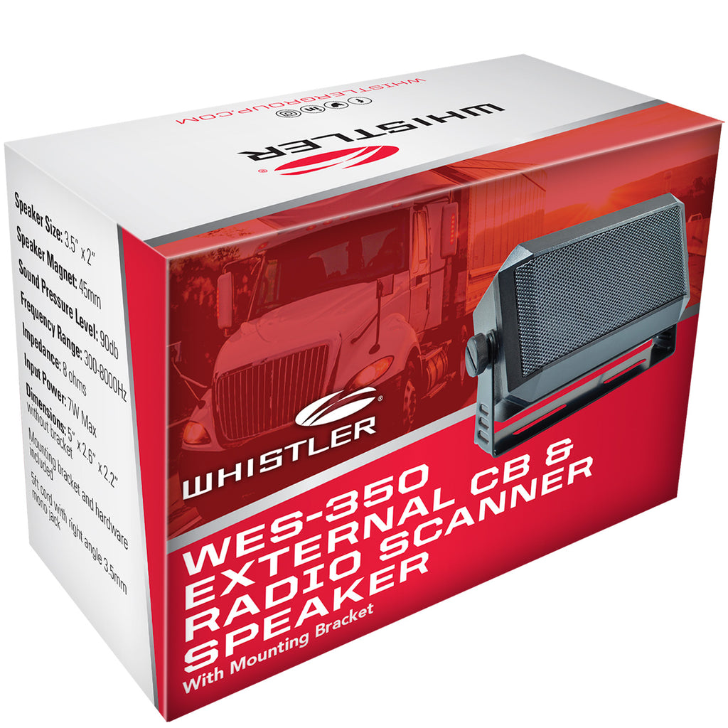 External Radio Scanner Speaker - 3.5"