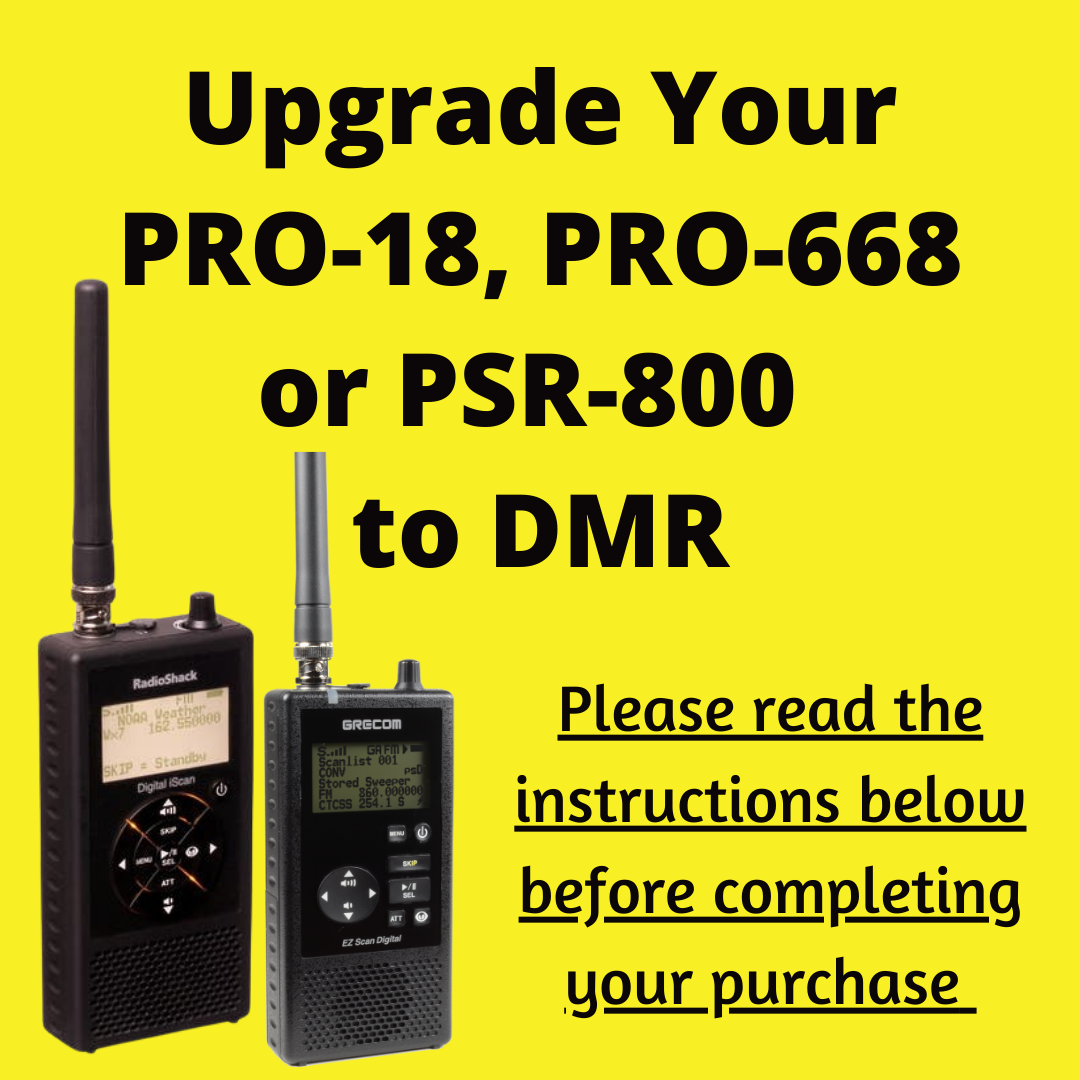 Upgrade Your Pro-18, Pro-668 or PSR-800 Scanner - Whistler Group